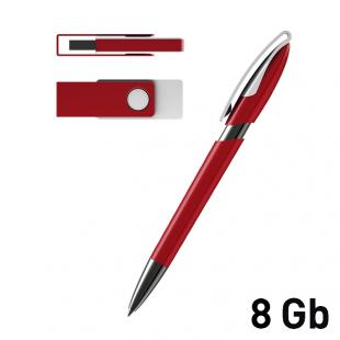 Ручка с флеш-картой USB 16GB «TURNUSsoftgrip M»