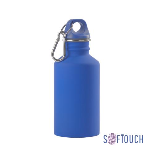 Бутылка для воды "Финиш", покрытие soft touch, 0,5 л.