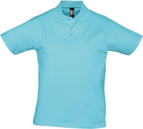 Рубашка поло мужская Prescott Men 170, бирюзовая