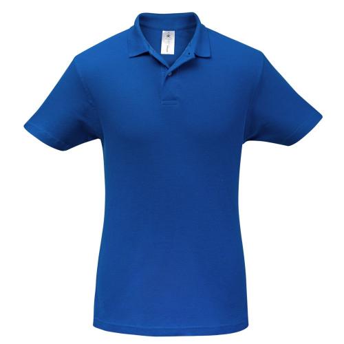 Рубашка поло ID.001 ярко-синяя, размер S