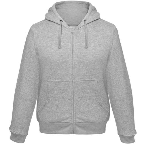 Толстовка мужская Hooded Full Zip серый меланж, размер XL