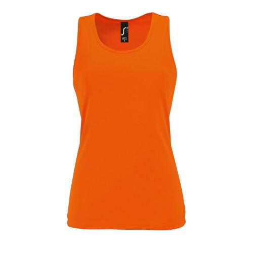 Майка женская Sporty TT Women оранжевый неон, размер XS