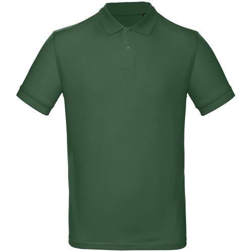Рубашка поло мужская Inspire темно-зеленая, размер S