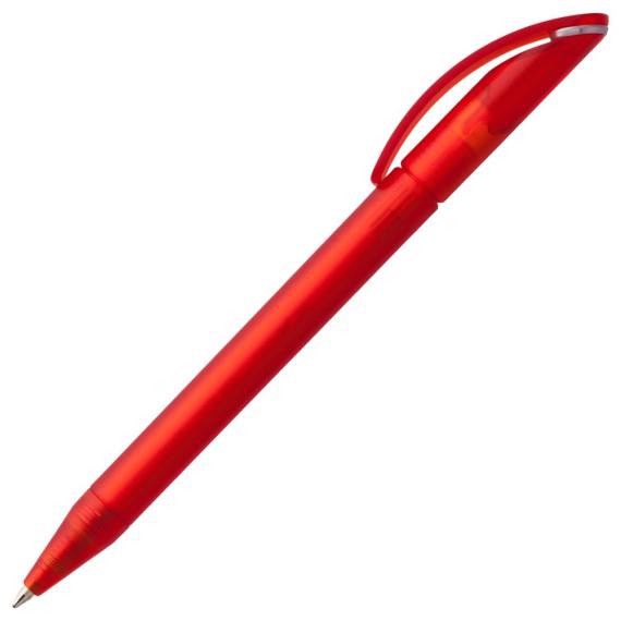 Ручка шариковая Prodir DS3 TFF Ring, красная с серым