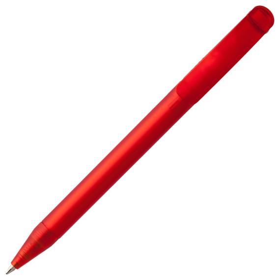 Ручка шариковая Prodir DS3 TFF Ring, красная с серым