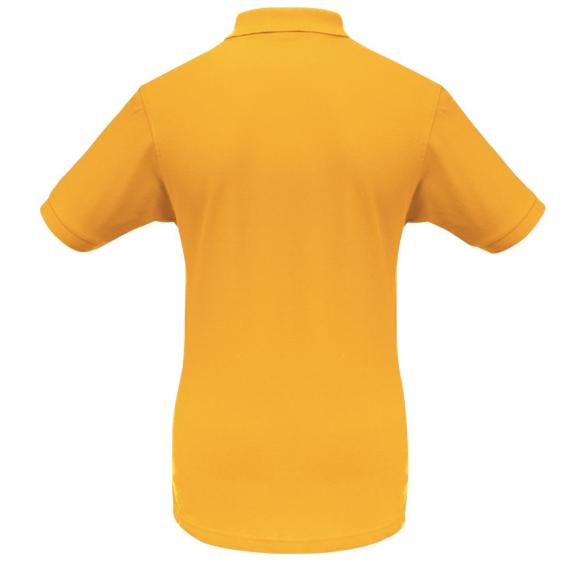 Рубашка поло Safran желтая, размер XXL