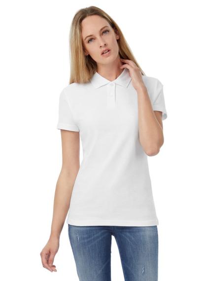 Рубашка поло женская ID.001 черная, размер XL