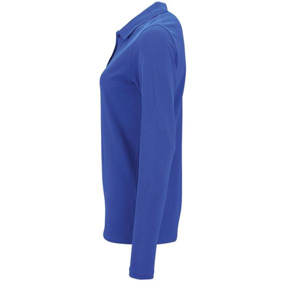 Рубашка поло женская с длинным рукавом Perfect LSL Women ярко-синяя, размер XL