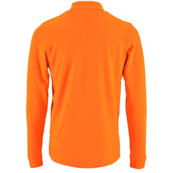 Рубашка поло мужская с длинным рукавом Perfect LSL Men оранжевая, размер L