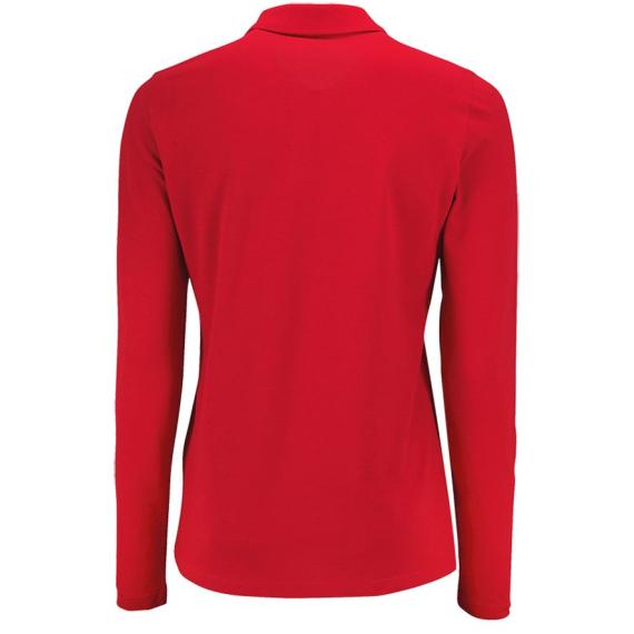 Рубашка поло женская с длинным рукавом Perfect LSL Women красная, размер XXL