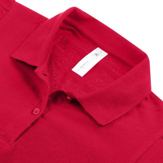 Рубашка поло женская Heavymill красная, размер S
