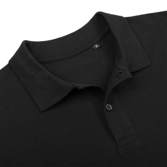 Рубашка поло мужская Inspire черная, размер XXL