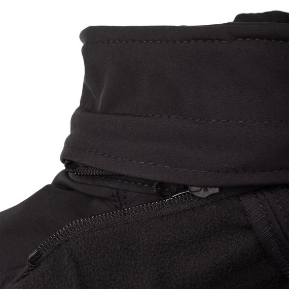 Куртка мужская Hooded Softshell черная, размер S