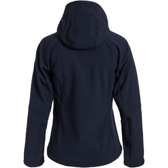 Куртка женская Hooded Softshell темно-синяя, размер XL
