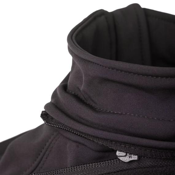Куртка женская Hooded Softshell черная, размер L