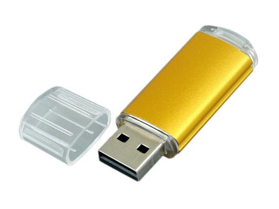 USB 2.0- флешка на 16 Гб с прозрачным колпачком