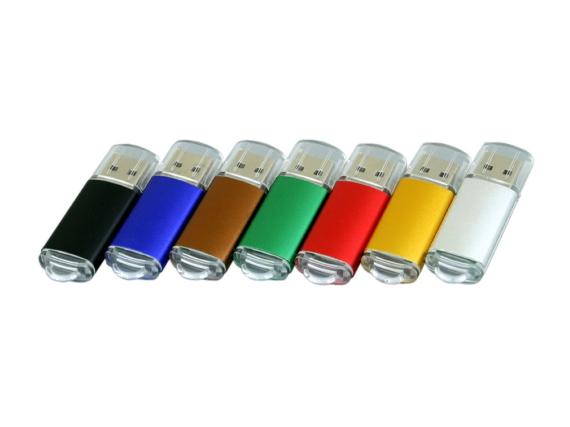 USB 2.0- флешка на 32 Гб с прозрачным колпачком