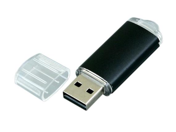 USB 2.0- флешка на 64 Гб с прозрачным колпачком