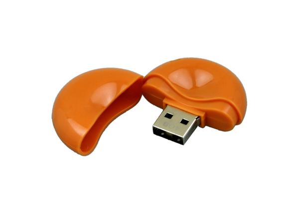 USB 2.0- флешка промо на 32 Гб круглой формы