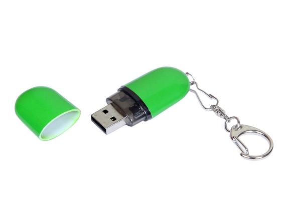 USB 2.0- флешка промо на 16 Гб каплевидной формы