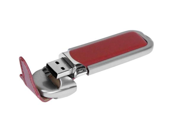USB 2.0- флешка на 8 Гб с массивным классическим корпусом