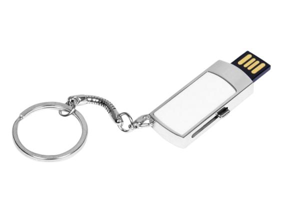 USB 2.0- флешка на 16 Гб с выдвижным механизмом и мини чипом