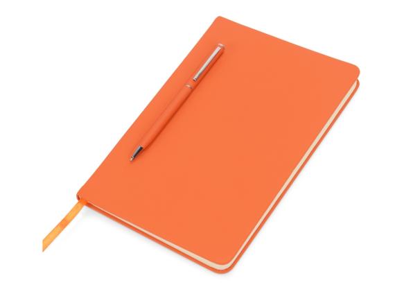 Блокнот А5 «Magnet» soft-touch с магнитным держателем для ручки