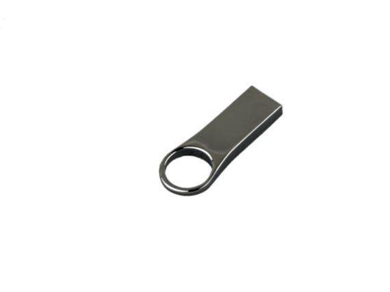 USB 2.0- флешка на 32 Гб с мини чипом, компактный дизайн с большим круглым отверстием