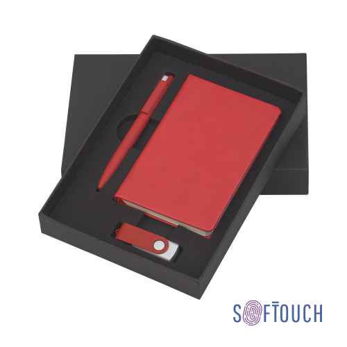 Подарочный набор "Сорренто" с блокнотом А6, покрытие soft touch