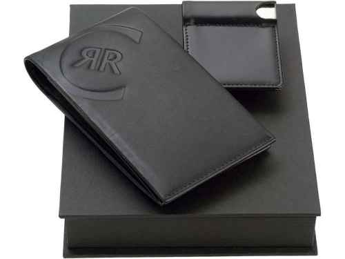 Подарочный набор: портмоне, визитница с флеш-картой на 4 Гб