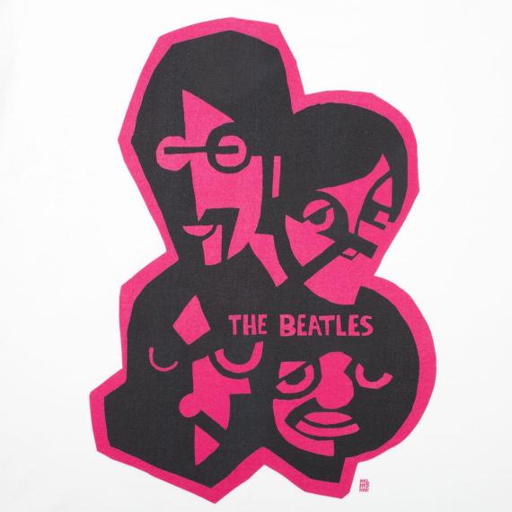 Футболка «Меламед. The Beatles», белая, размер S
