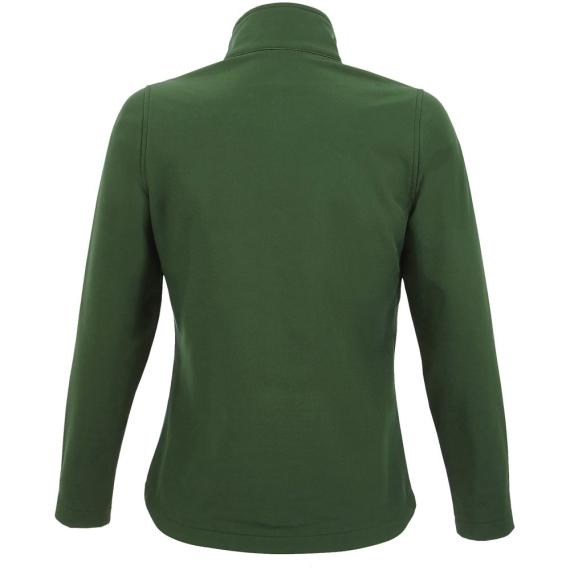 Куртка софтшелл женская Race Women, темно-зеленая, размер XXL
