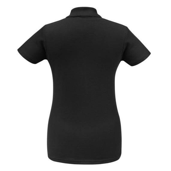 Рубашка поло женская ID.001 черная, размер L