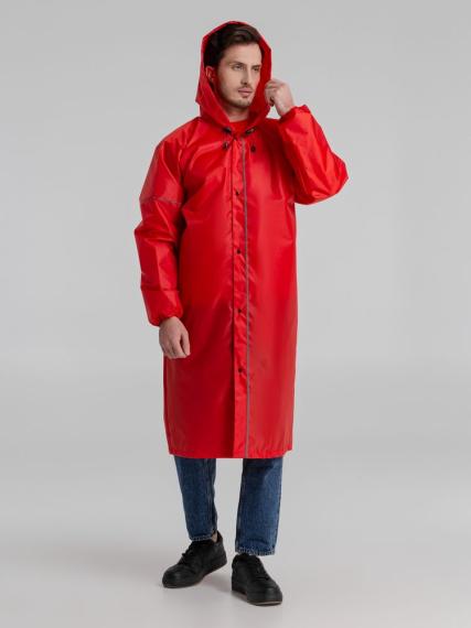 Дождевик со светоотражающими элементами Rainman Blink, красный, размер XL