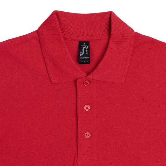 Рубашка поло мужская Summer 170 красная, размер M