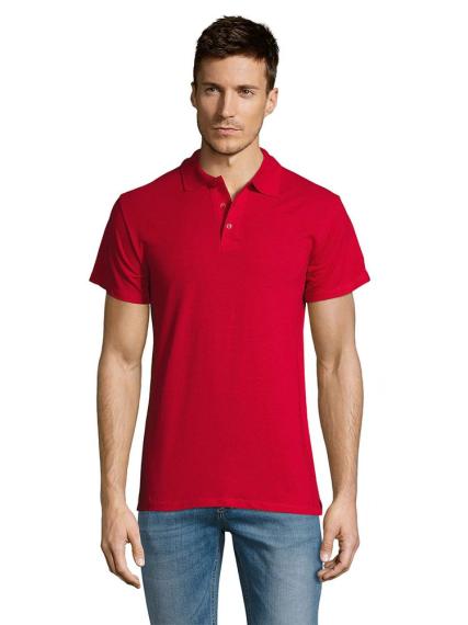 Рубашка поло мужская Summer 170 красная, размер L