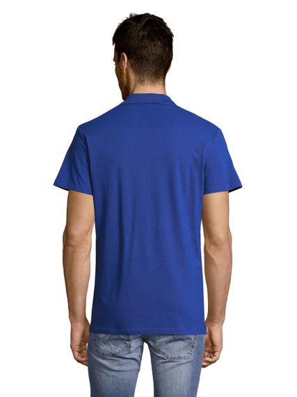 Рубашка поло мужская Summer 170 ярко-синяя (royal), размер M
