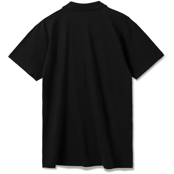 Рубашка поло мужская Summer 170 черная, размер M