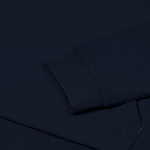 Толстовка на молнии с капюшоном Unit Siverga Heavy темно-синяя, размер XL