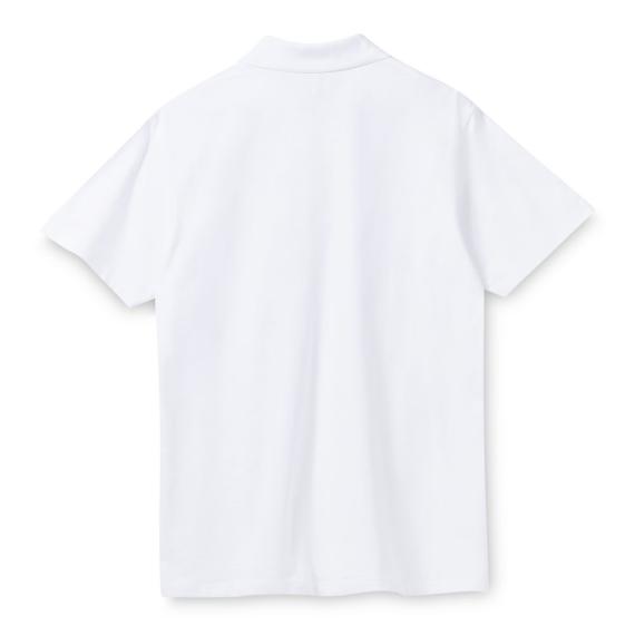 Рубашка поло мужская Spring 210 белая, размер S