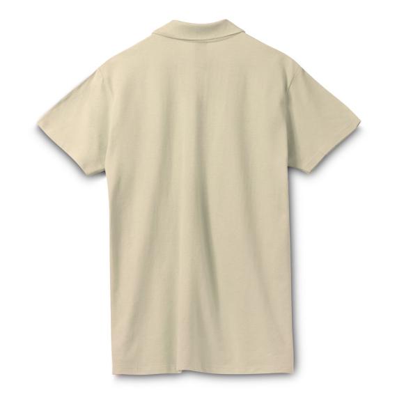 Рубашка поло мужская Spring 210 бежевая, размер M