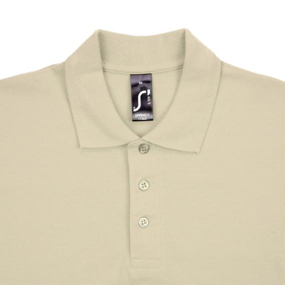 Рубашка поло мужская Spring 210 бежевая, размер XL