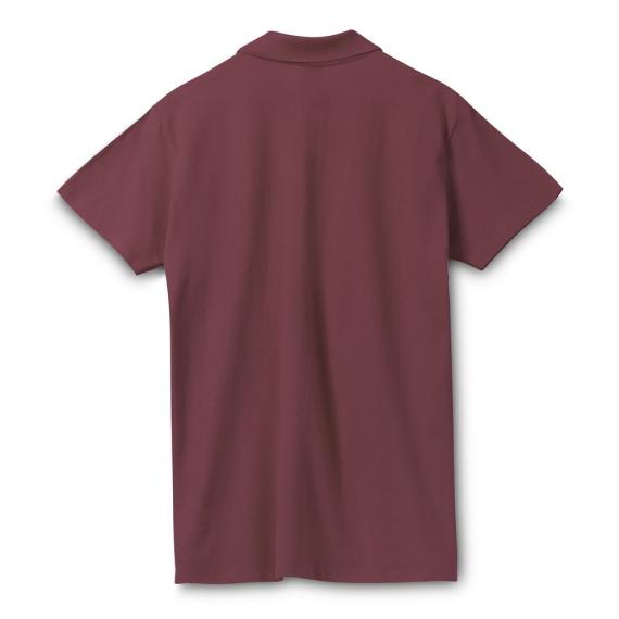 Рубашка поло мужская Spring 210 бордовая, размер XXL