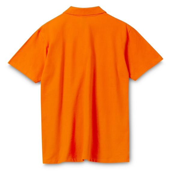 Рубашка поло мужская Spring 210 оранжевая, размер S