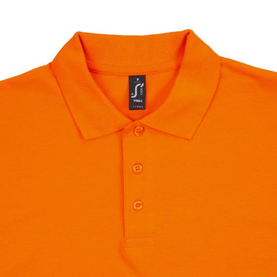 Рубашка поло мужская Spring 210 оранжевая, размер XL