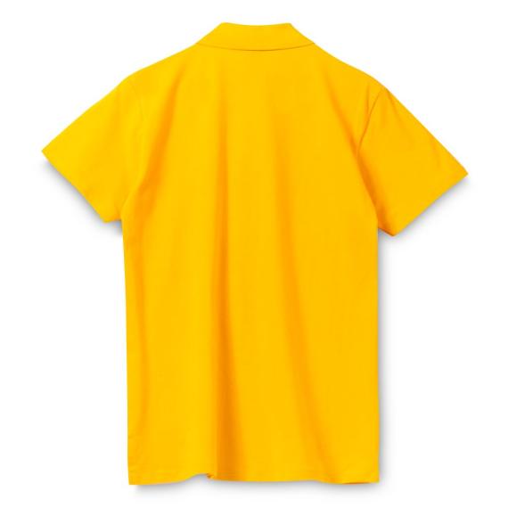 Рубашка поло мужская Spring 210 желтая, размер S