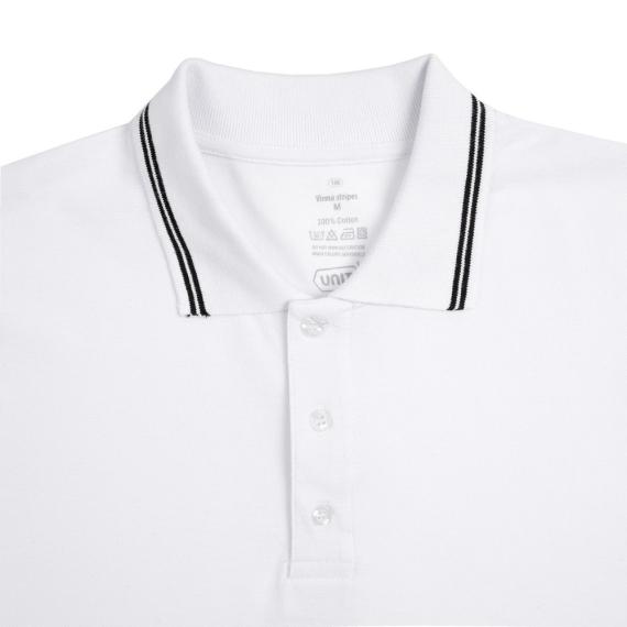 Рубашка поло Virma Stripes, белая, размер S