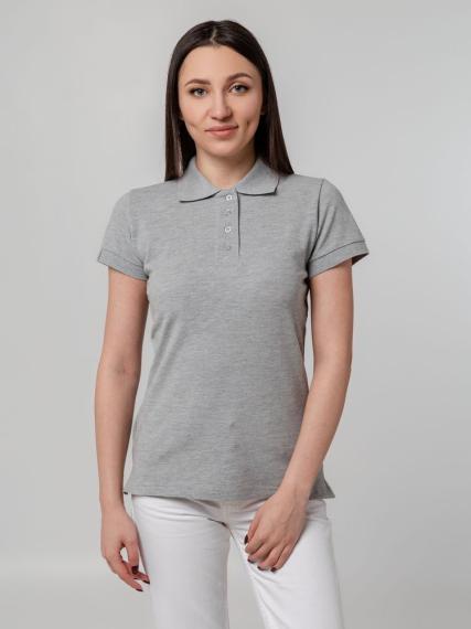 Рубашка поло женская Virma Premium Lady, серый меланж, размер XL