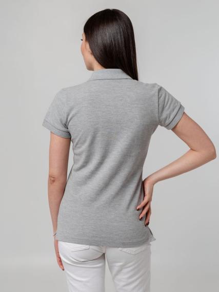 Рубашка поло женская Virma Premium Lady, серый меланж, размер XXL