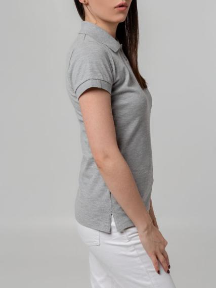 Рубашка поло женская Virma Premium Lady, серый меланж, размер L